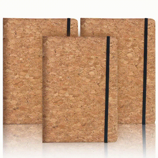 A5 Strap Cork Notebook Office Business Diary Thickened Cork Notebook