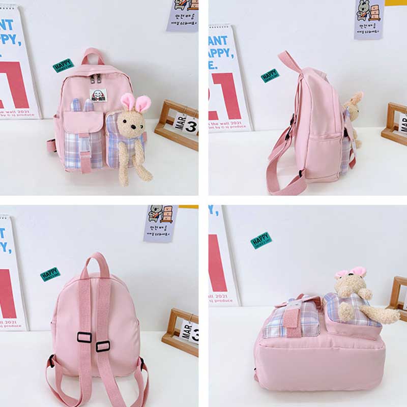 Kids Unisex Cute Cartoon Canvas School Bags