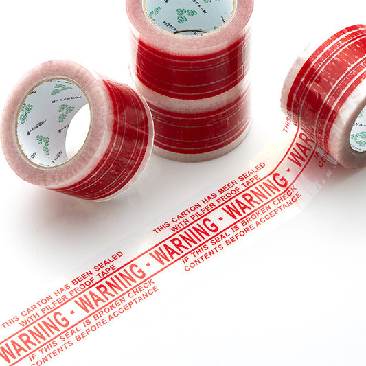Warning Words Express Packaging Sealing Tape
