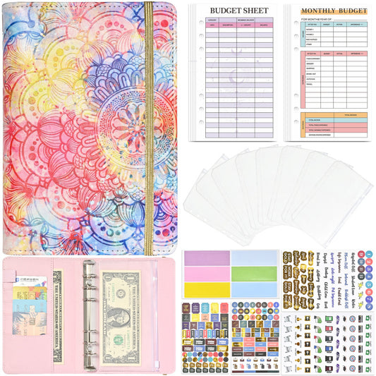 A6 Binder Financial Planning Leather PU Notebook