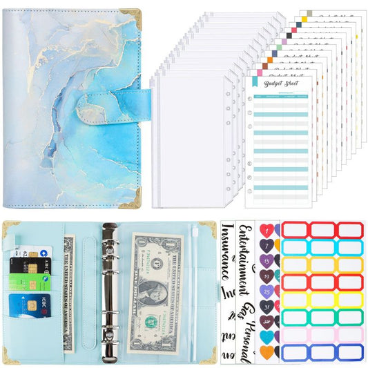 A6 Loose-Leaf Color Book Printing Leather PU Notebook