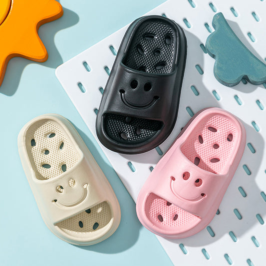 Children Fashion Smiley Girl Slippers