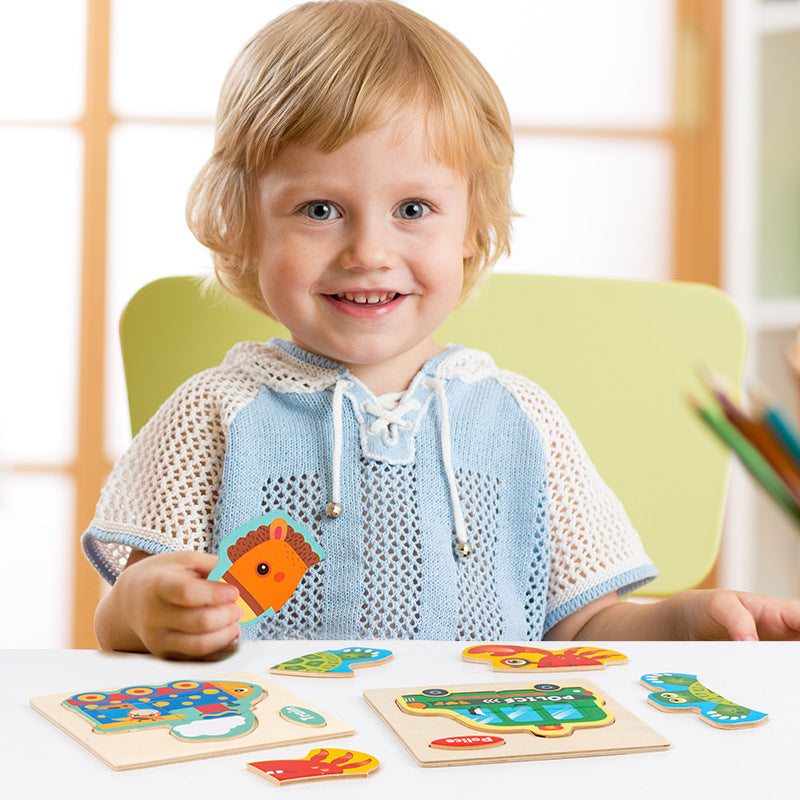 3d Wooden Children'S Jigsaw Puzzle Wooden Children'S Educational Toys
