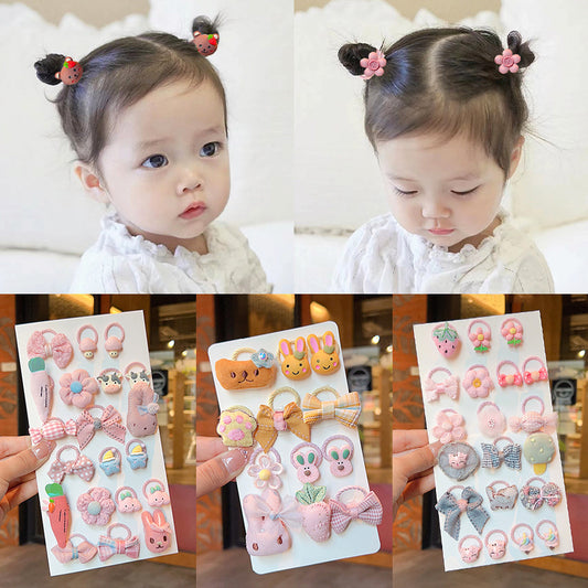 Kids Girls Cute Sweet Cartoon Hair Rings