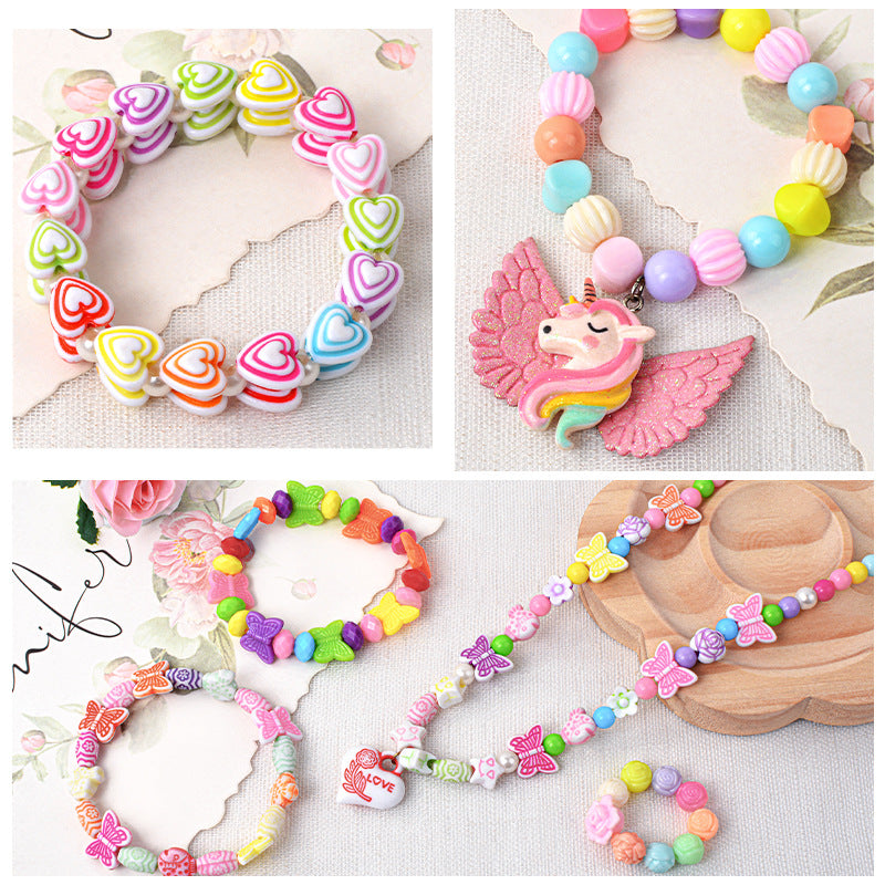 24 Boxed Children'S Diy Handmade Beaded Toys Set