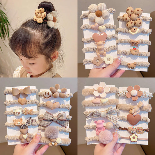 Kids Girls Cute Sweet Hair Rings