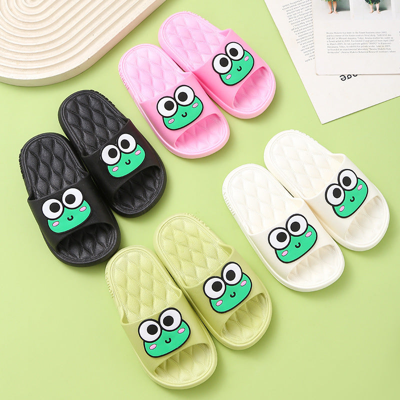 Children Kids Baby Fashion Girls Boys Casual Cartoon Cute Bear Rabbit Home Non-Slip Slippers Shoes
