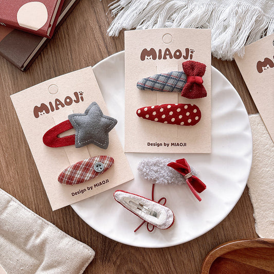 Kids Girls Sweet Cute Bow Hairpin