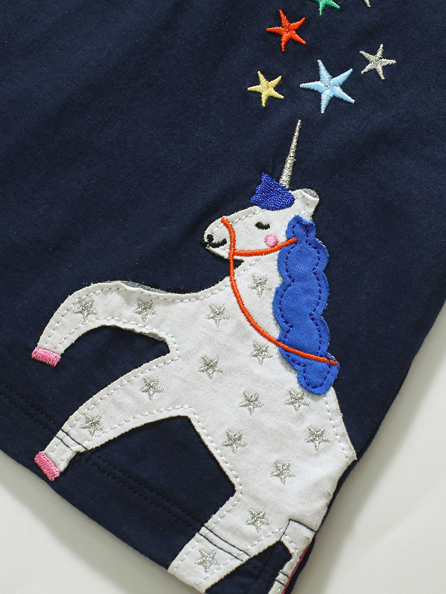 Kids Toddler Boys Casual Cartoon Short Sleeve Lapel POLO Shirt