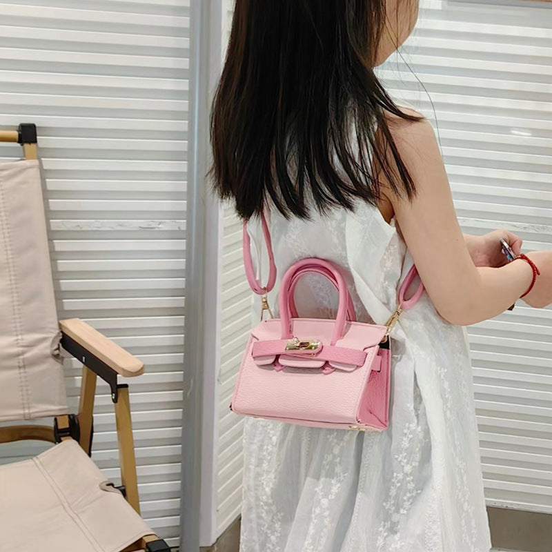 Children'S Fashion Contrast Mini Crossbody Bag