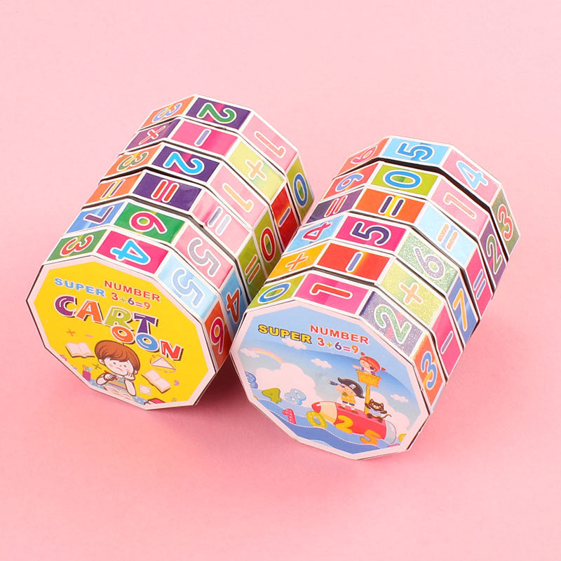 Cylindrical Digital Rubik'S Cube Children'S Rubik'S Cube Educational Toys
