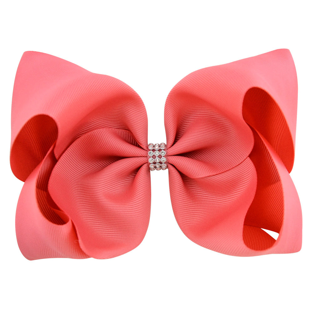 Children Fashion Solid Color 8 Inch Children'S Bow Headwear