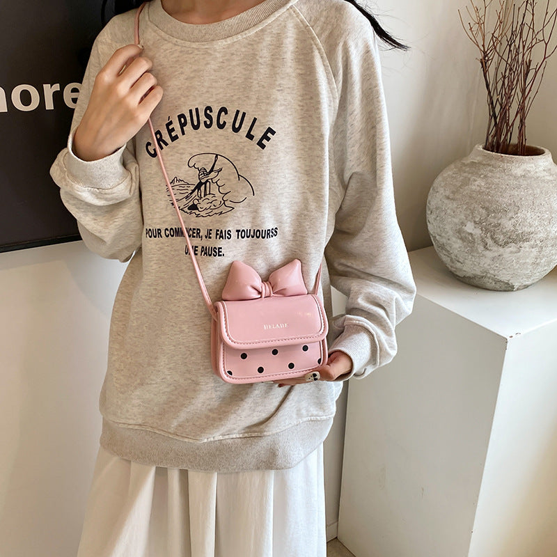 Fashion Children Bow Mini Crossbody Bag