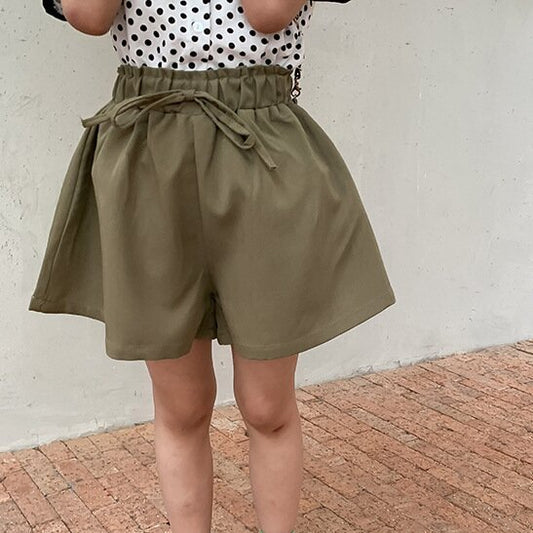 Children Kids Baby Fashion Girls Casual Basic Solid Color Shorts