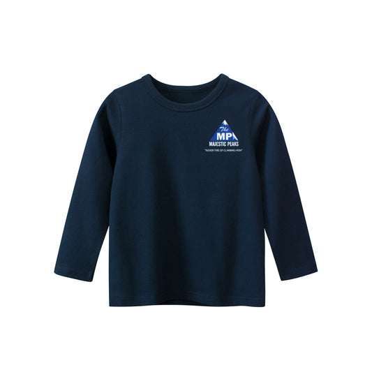 Children Kids Toddlers Fashion Boys Letter Print Long Sleeve T-Shirt