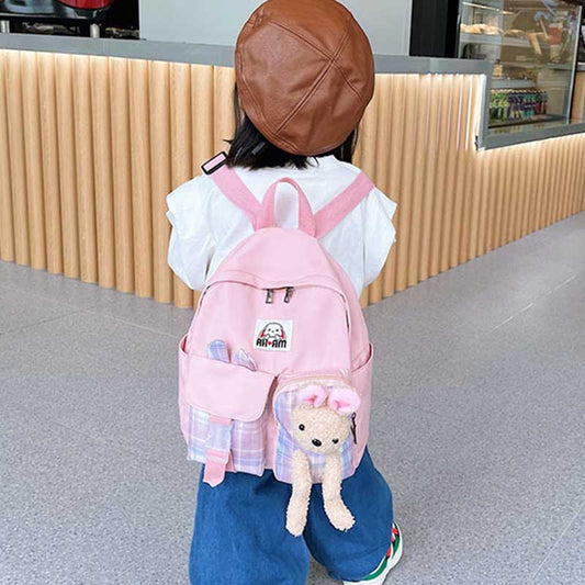 Kids Unisex Cute Cartoon Canvas School Bags
