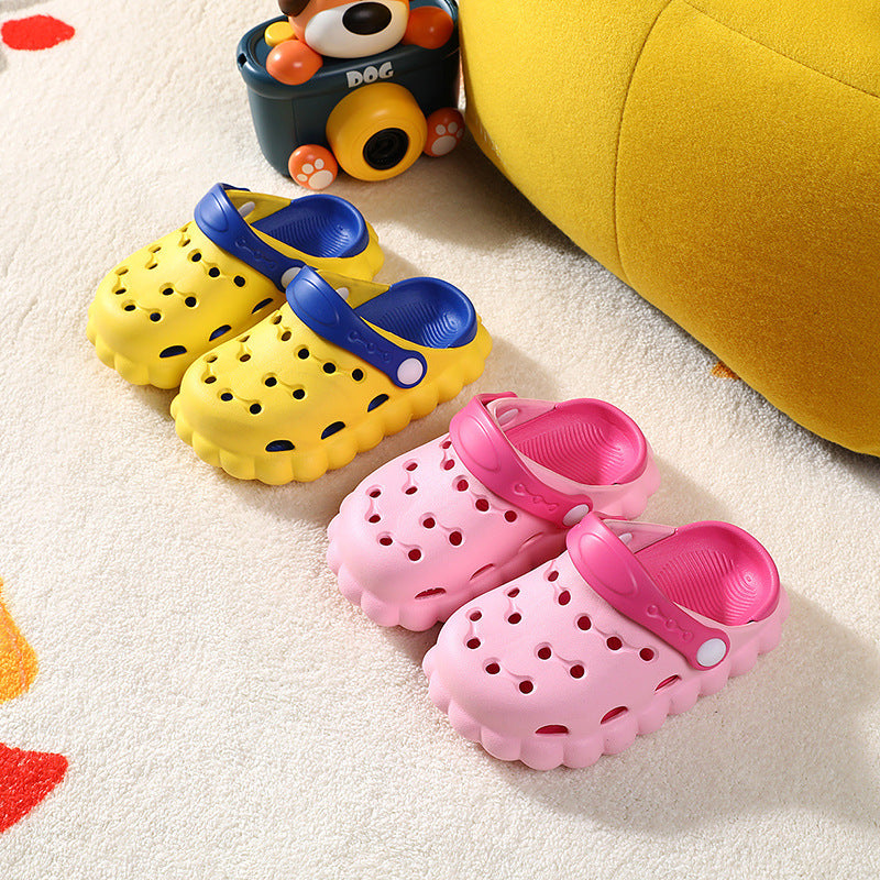 Children Kids Baby Fashion Girls Boys Hole Indoor Beach Slippers Shoes