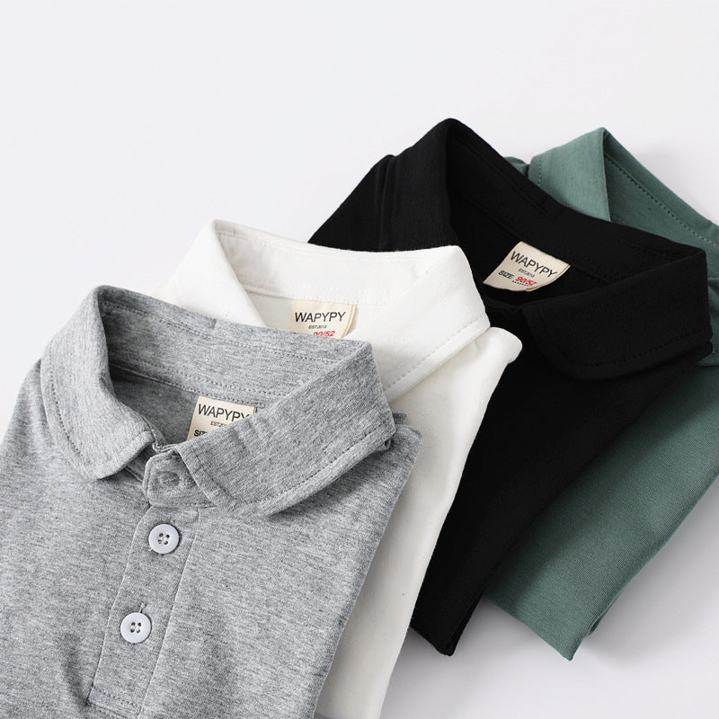 Children Kids Toddlers Boys Short Sleeve Polo Shirt