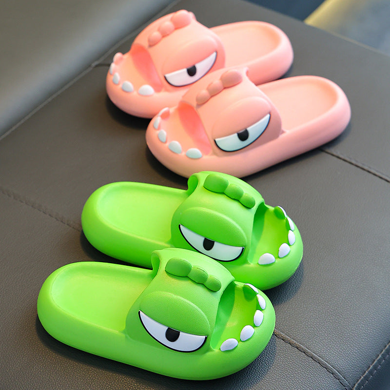 Kids Unisex Casual Cute Cartoon Thick-Soled House Slippers