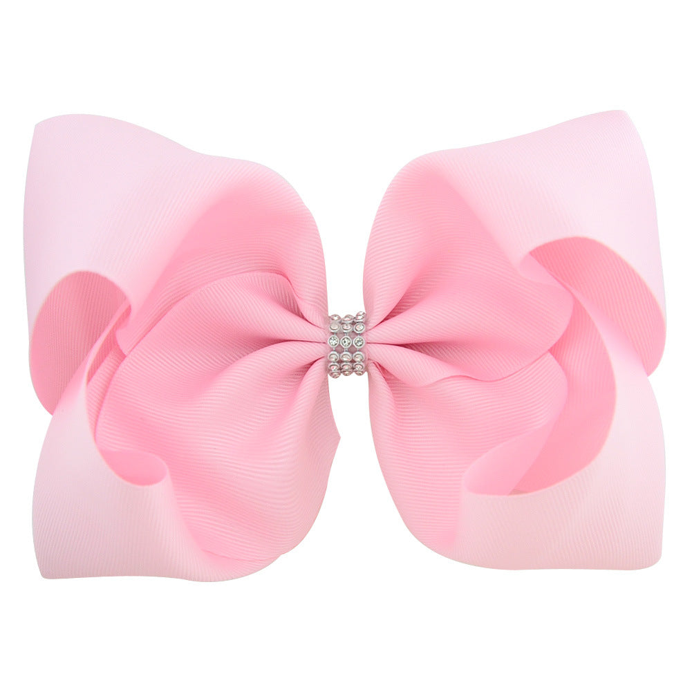 Children Fashion Solid Color 8 Inch Children'S Bow Headwear