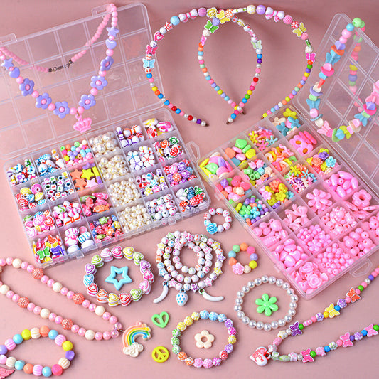 24 Boxed Children'S Diy Handmade Beaded Toys Set