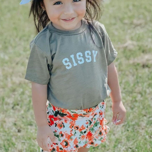 Kids Casual Round Neck Letter Print Pullover Short-Sleeved Top