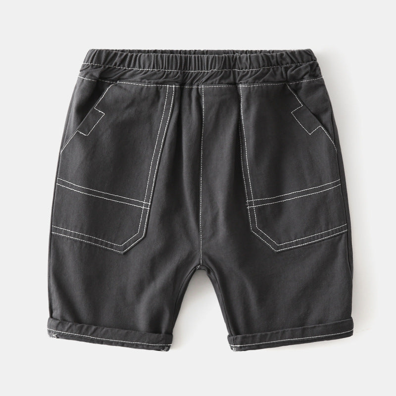 Kids Toddler Boys Casual Cute Solid Color Shorts