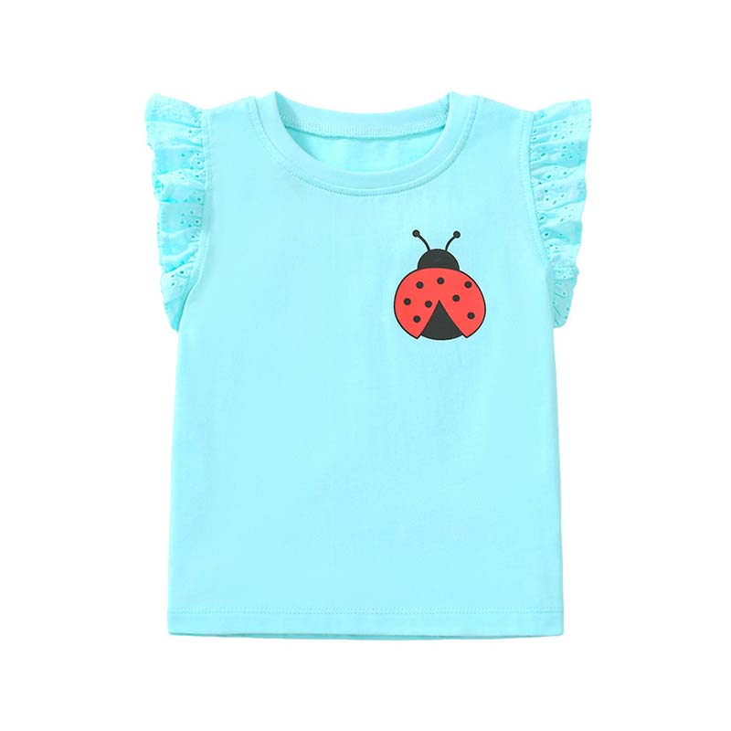 Kids Toddler Girls Casual Cute Short Sleeve T-Shirt