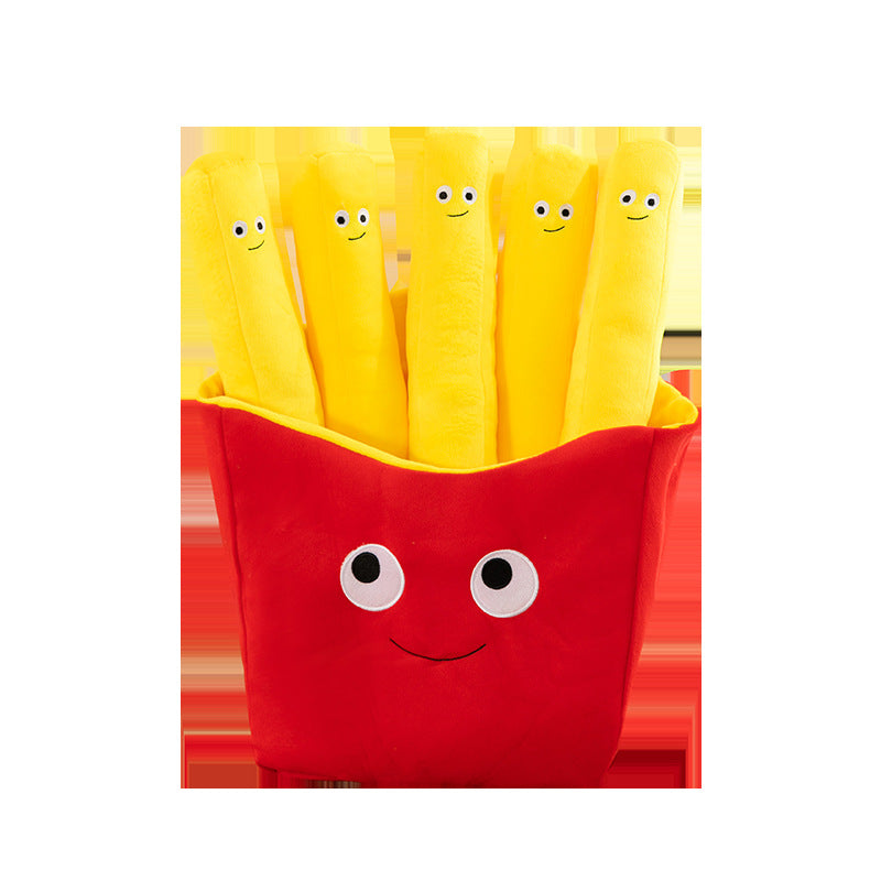 Creative Burger Fries Plush Toy