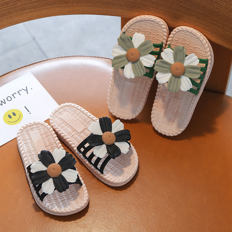 Kids Fashion Cute Non-Slip Soft Bottom Slippers