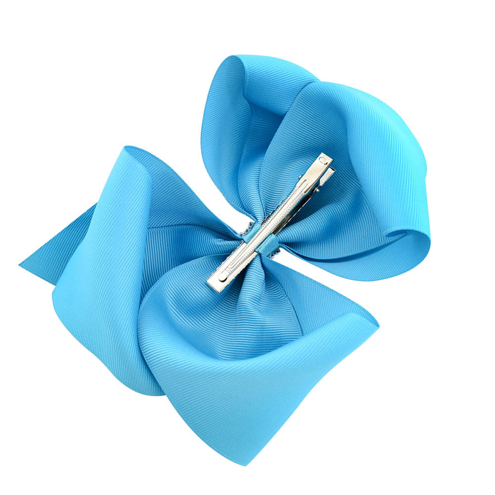 Children Fashion Solid Color 8 Inch Children'S Bow Headwear