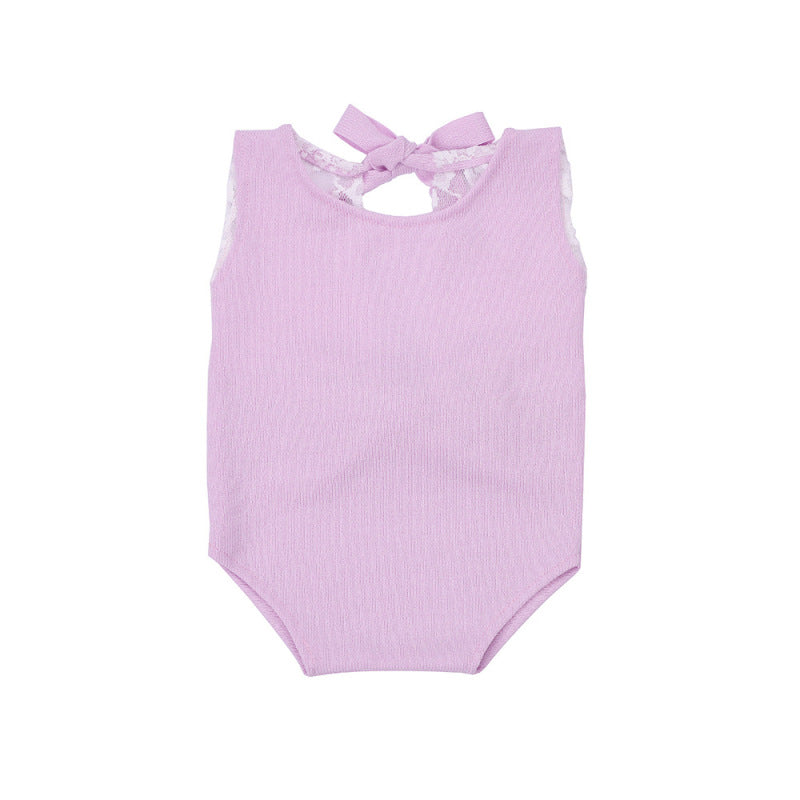 Toddler Baby Infant Newborn Lace Bodysuit Photography