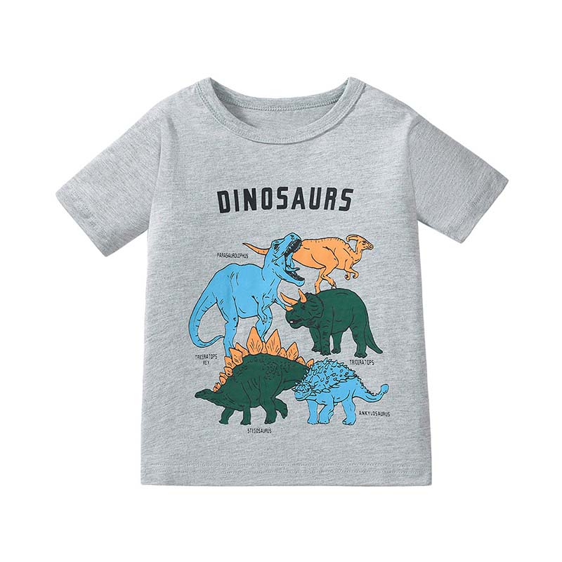 Kids Toddler Boys Casual Cartoon Short Sleeve T-Shirt