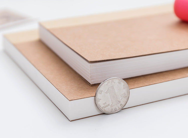 A5A6 Simple Retro Kraft Paper Hand-Painted Notebook