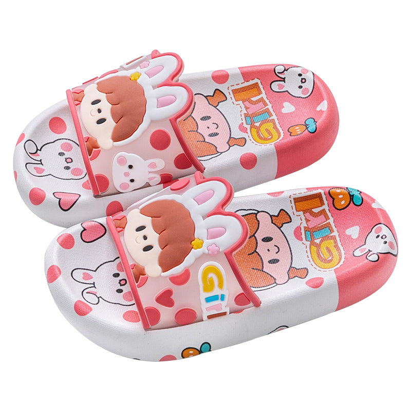 Summer Children Girl Cartoon Slippers