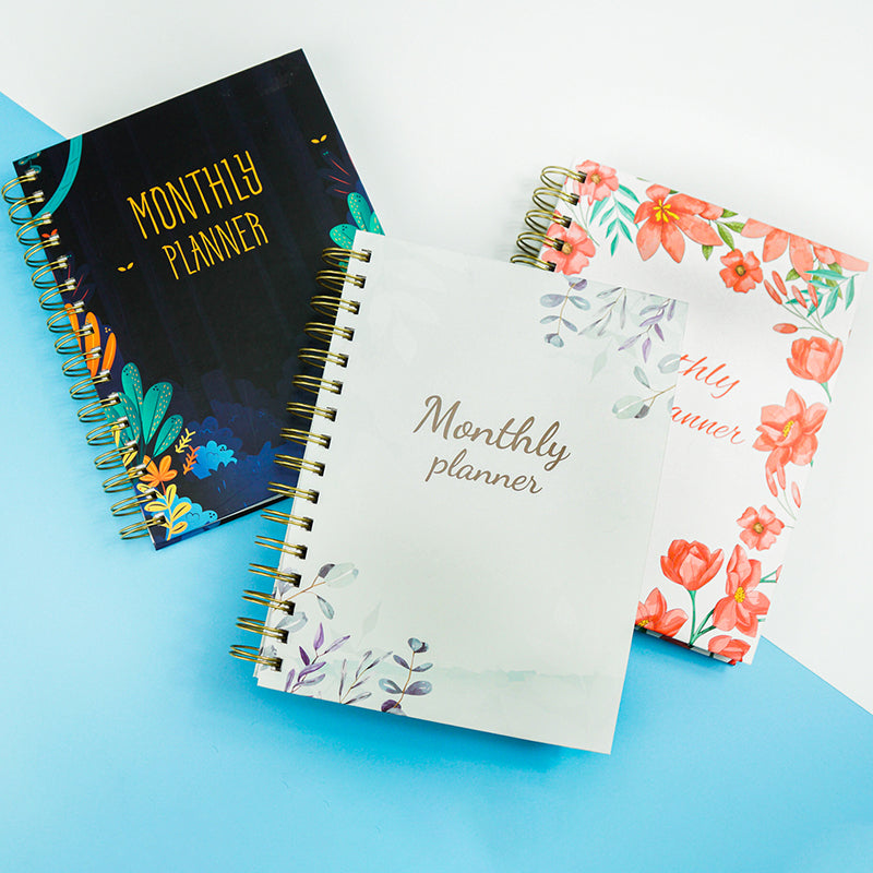 88 Pages A5 Agenda Planner Notebook Diary Weekly Monthly Planner Schedules Organizer Notebook For School Stationery Officer