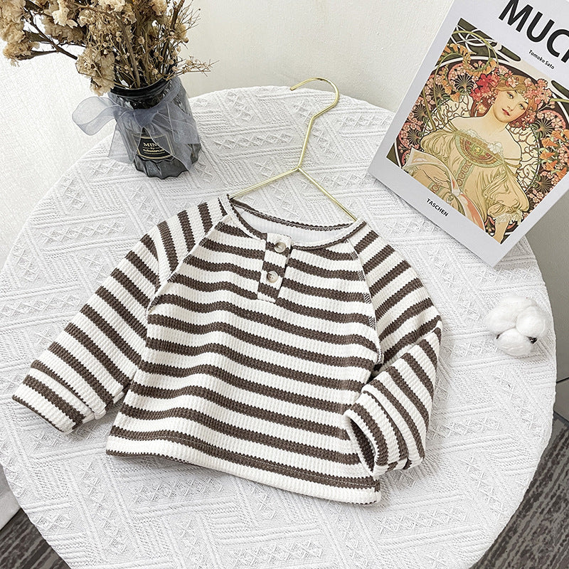 Toddler Baby Infant Boys Girls Raglan Sleeve T-Shirt