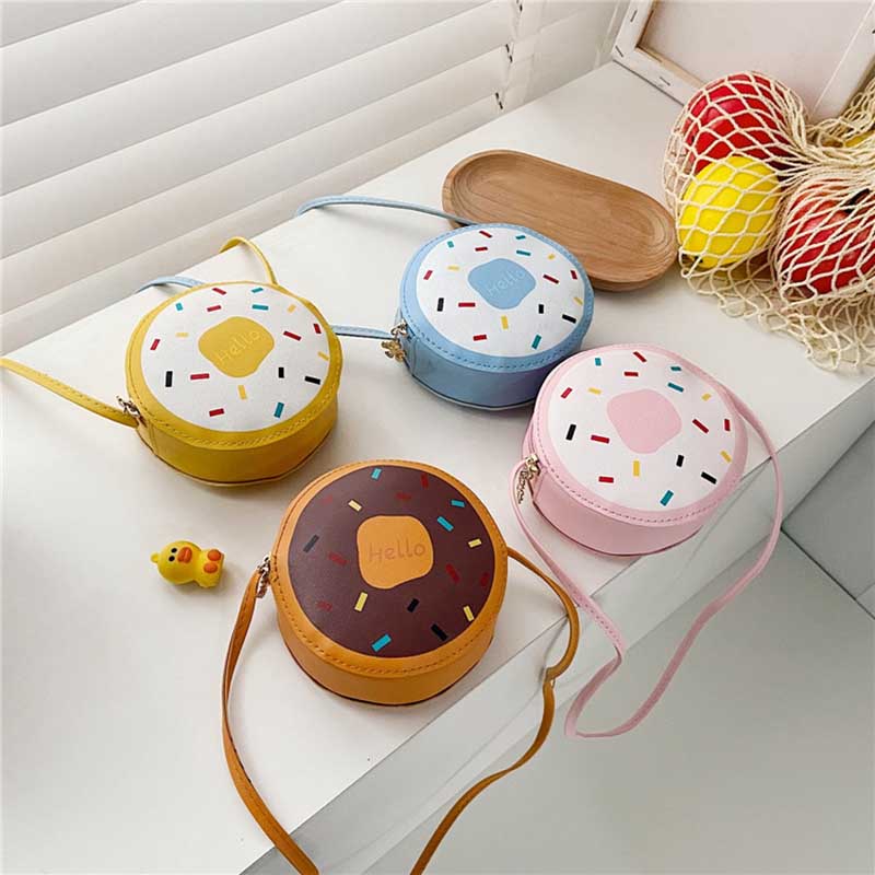 Kids Cute Round Crossbody Bag